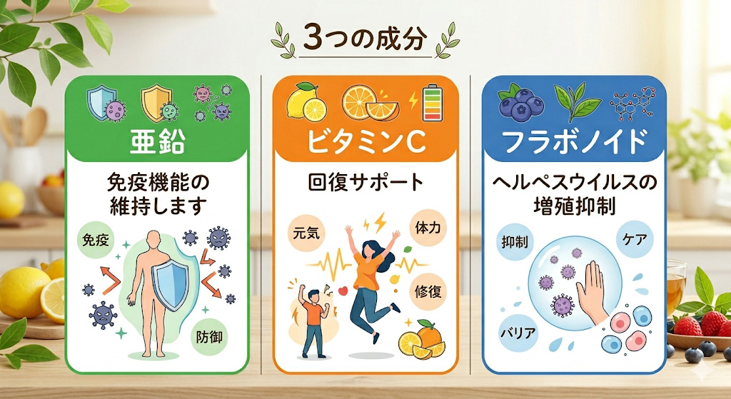 3つの成分